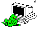 Computer Frog