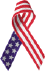 USA flag ribbon